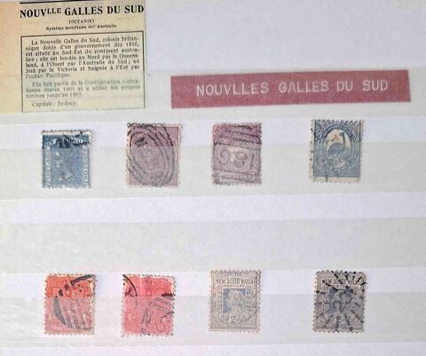 Série de timbres de collection de Nouvelle Galles du Sud 10 Gap (05)