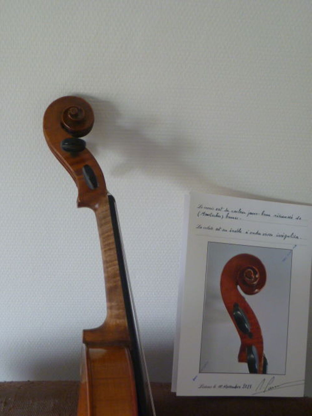Exceptionnel violon 4/4 de Mirecourt ancien complet. Instruments de musique