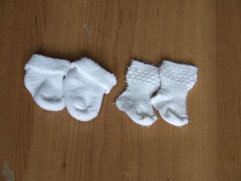 Lot 17 2 paires de chaussettes Blanc Pointure 15 16 1 Bagnolet (93)