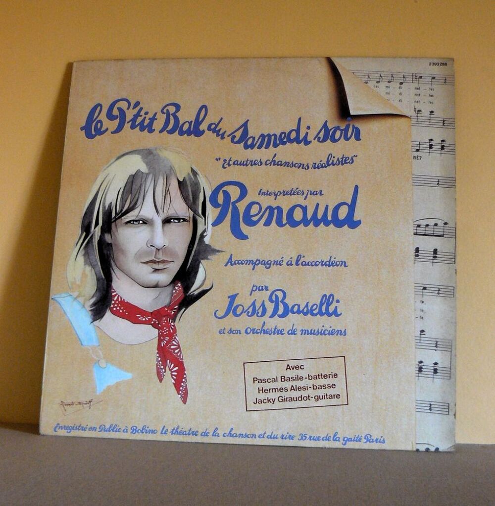 LP RENAUD : Le p'tit bal du samedi soir - Polydor 2393 288 CD et vinyles
