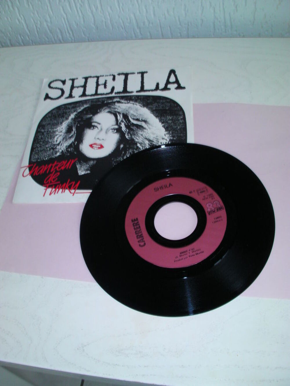 45 tours SHEILA - CHANTEUR de FUNKY et B.DEVOTION CD et vinyles