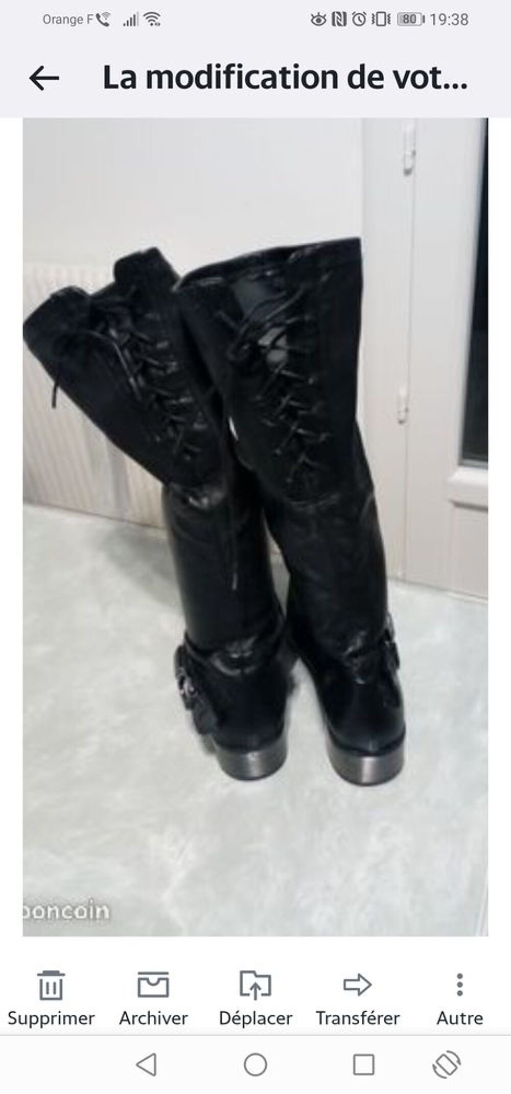 bottes hautes Chaussures