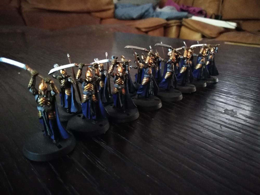 Figurine seigneur des anneaux - Arm&eacute;e elfs 