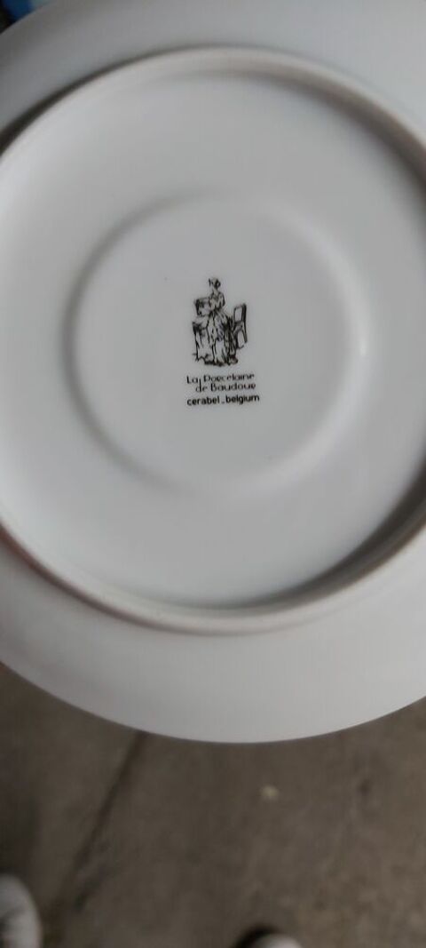 service à café et thé en porcelaine de Baudour (Cerabel) -36 Angers (49)