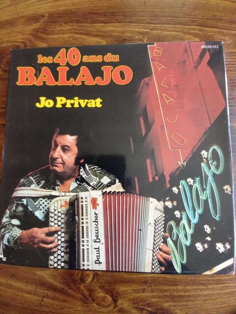 Coffret de 3 disques 33 tours JO PRIVAT 10 B�thencourt-sur-Mer (80)