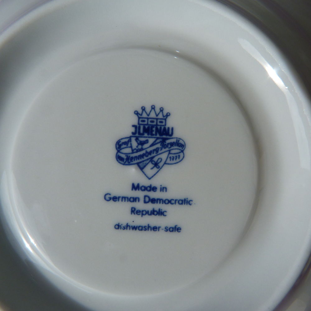 service &agrave; Caf&eacute; porcelaine origine DDR Cuisine