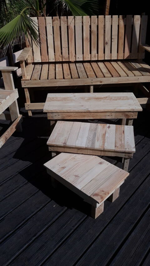 Salon de jardin bois de palettes ecoresponsable 0 La Seyne-sur-Mer (83)