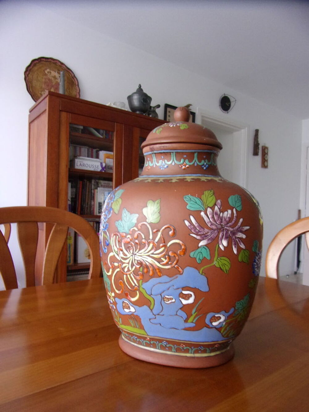 VASE CHINOIS EN TERRE CUITE Décoration