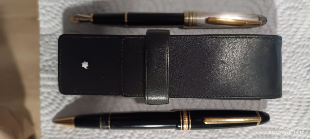 ENSEMBLE MONTBLANC 3 PI&Egrave;CES DE COLLECTION EN PARFAIT &Eacute;TAT Bijoux et montres