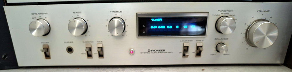 AMPLI VINTAGE PIONEER SA 610 + CADEAU TUNER PIONEER &deg; BAFLES Audio et hifi
