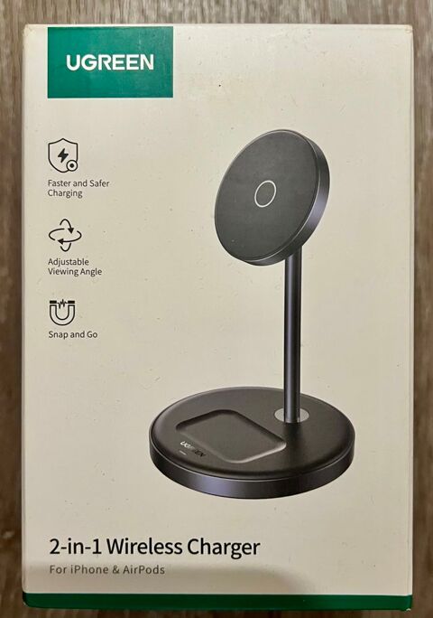 Station charge induction sans fil UGREEN Qi2-MagSafe - NEUF Vincennes (94)
