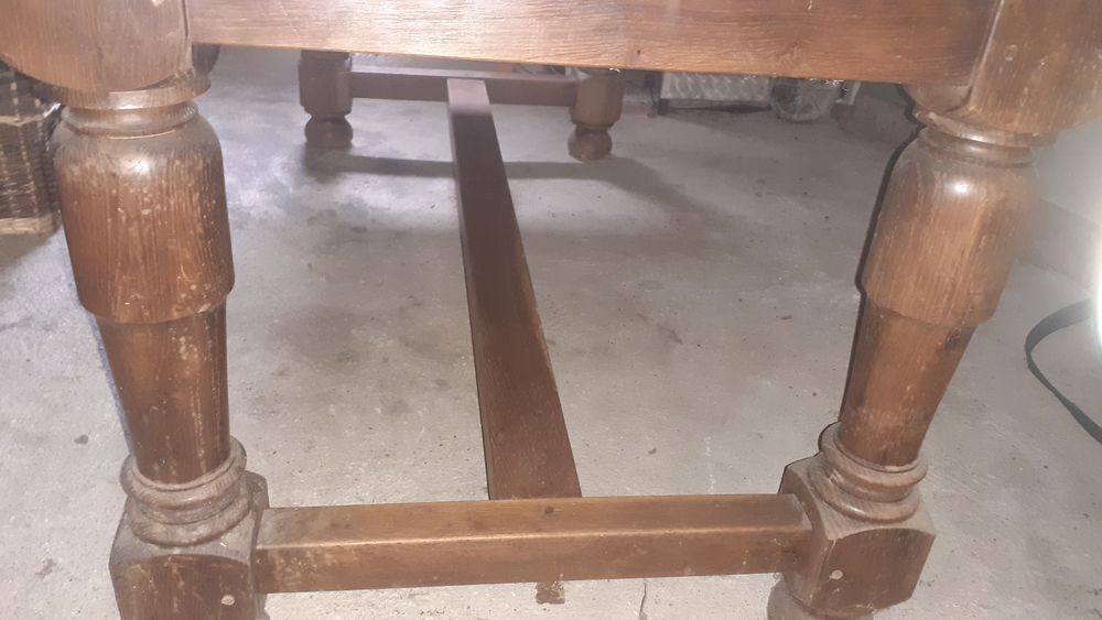 Table en ch&ecirc;ne Louis Philippe Meubles