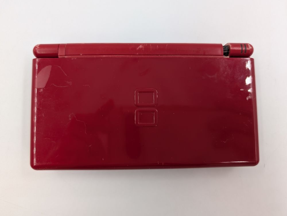Console Nintendo DS Lite rouge avec cache GBA, sans chargeur Consoles et jeux vidéos