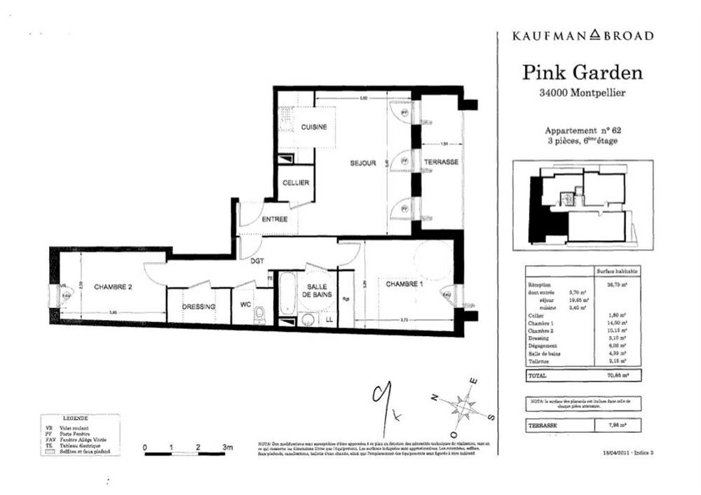 Vente Appartement Appartement T3 Montpellier Port Marianne Montpellier