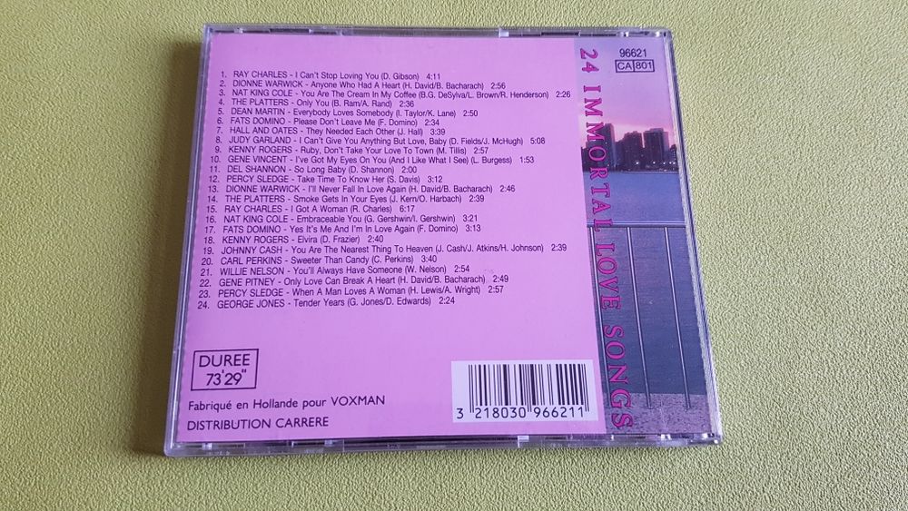 IMMORTAL LOVE SONGS CD et vinyles