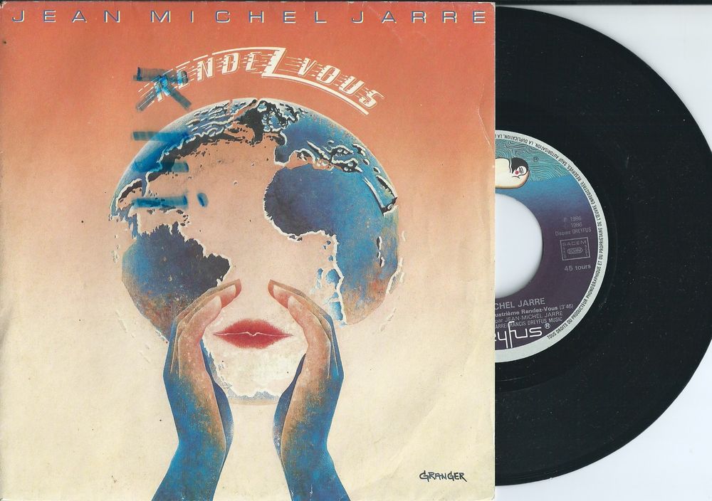 Vinyle 45 T , Jean Michel Jarre 1986 CD et vinyles