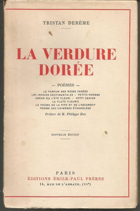 Tristan DEREME La verdure dor�e 10 Montauban (82)