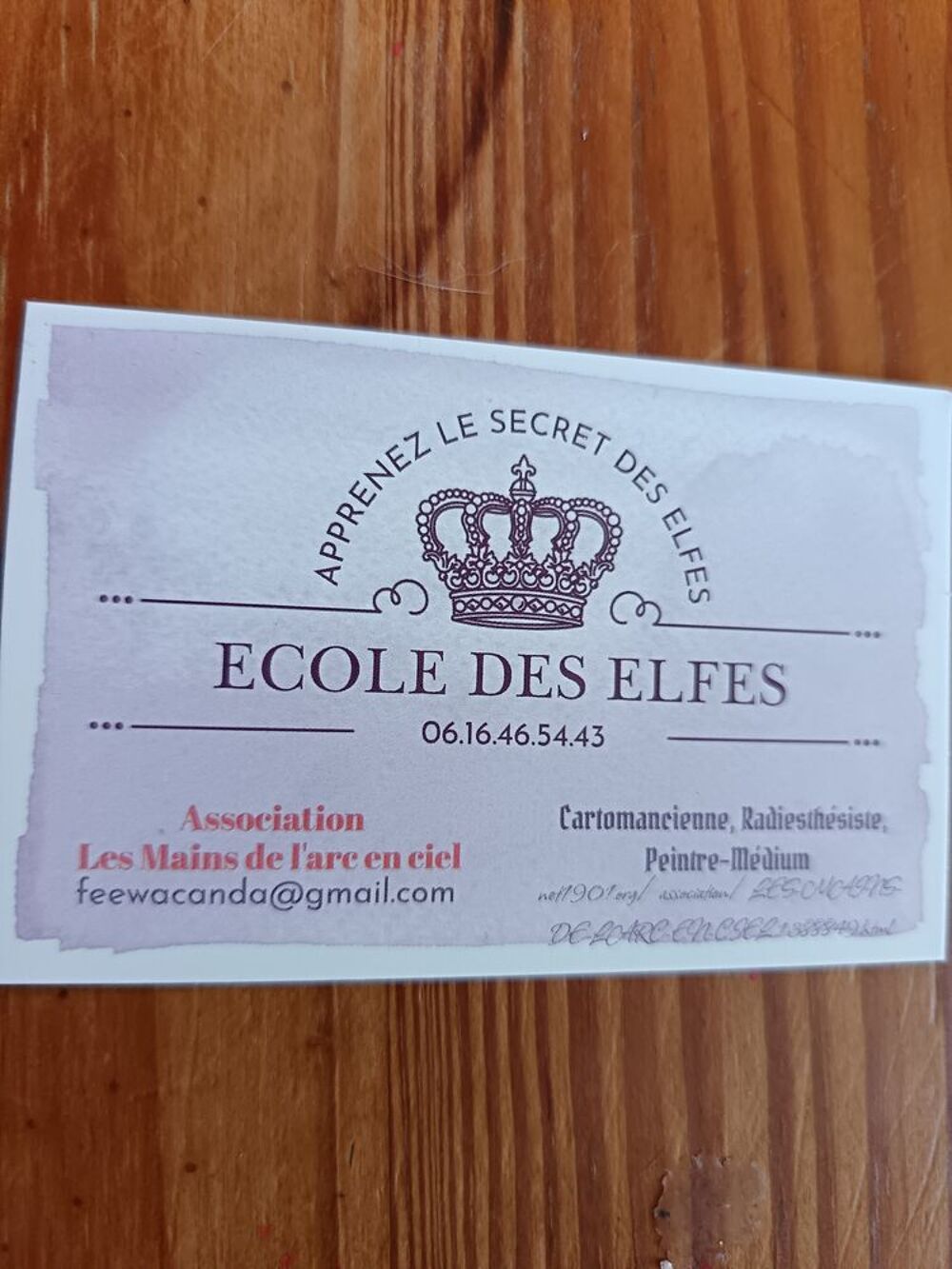   Cours de L'ÉCOLE DES ELFES 