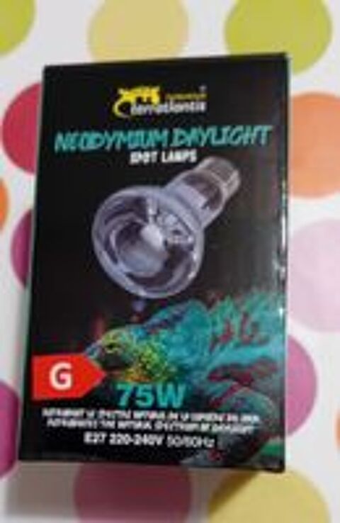   Dôme et lampe chauffante pour reptiles 