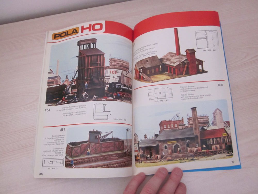 
Catalogue Pola 1977 rmod&egrave;les N et HO super rare mod&eacute;lisme Jeux / jouets