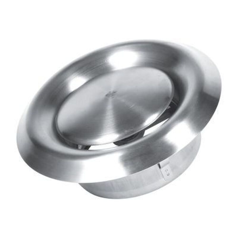 Neuf - Delaman - Un lot de 2 Bouches d'Extraction Ajustable Sortie d'air Ronde en Acier Inoxydable Bricolage