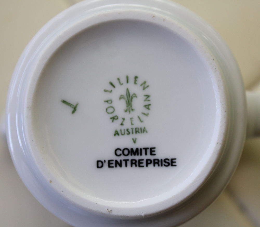 Tasses RADIO FRANCE vintage 70 