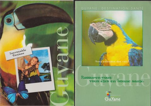 GUYANE : 2 livrets + CALENDRIER 2011 (Th. Montford)  2 Ervy-le-Chtel (10)