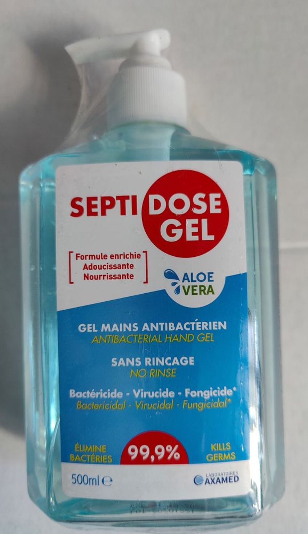 Neuf : gel Septidose alo&eacute; vera - flacon de 500 ml Puériculture