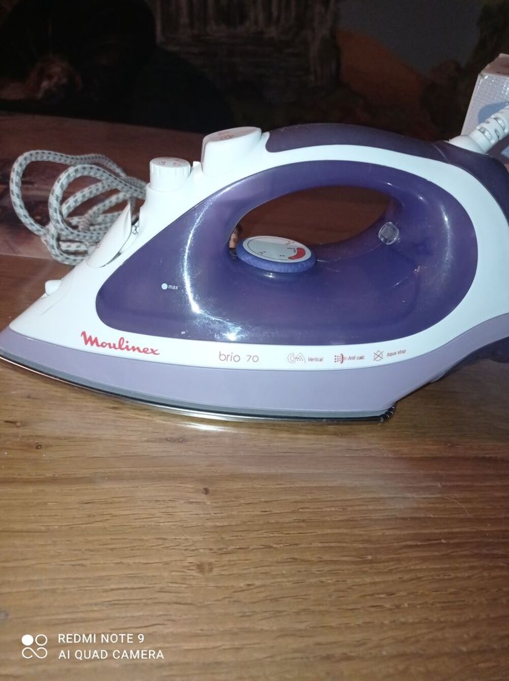 Fer &agrave; repasser a vapeur Electroménager