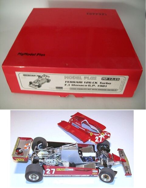 Ferrari 126CK-81 kit Resine 1/12 MG Modelplus RARE 855 Saint-Amand-les-Eaux (59)