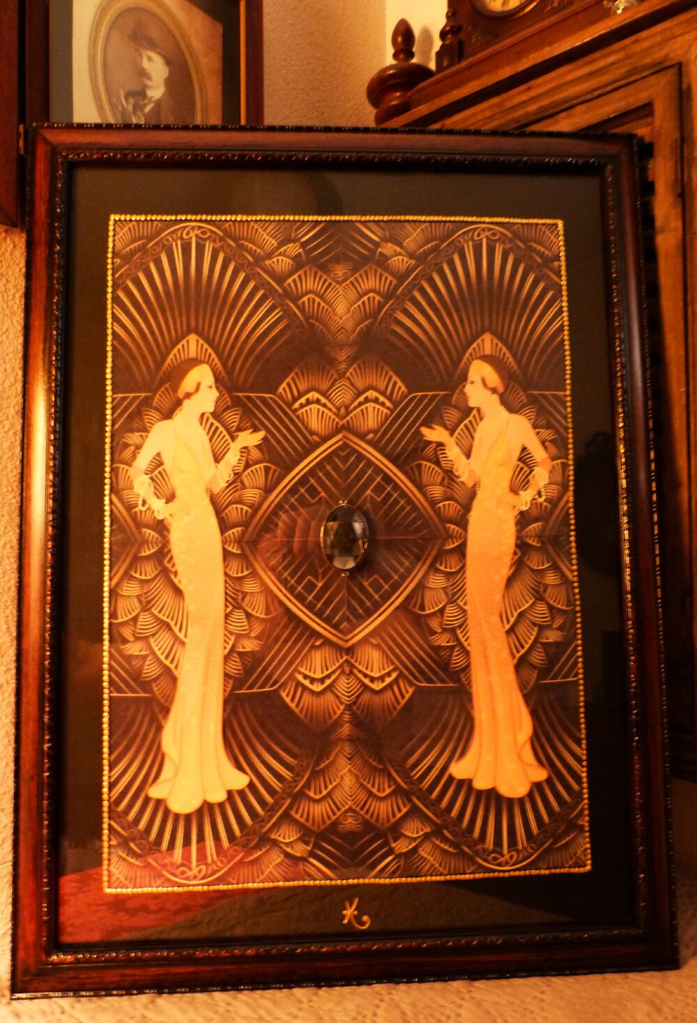 Tableau "ART-DECO: GATSBY" Cr&eacute;a. Steampunk Décoration