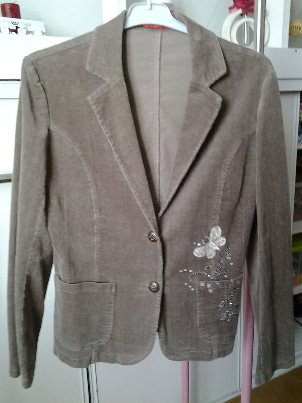 Veste SANPRIT XL VELOURS 
COMME NEUVE Vêtements