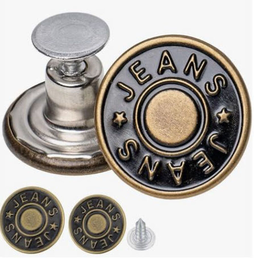 Boutons de rechange de pantalons Vêtements