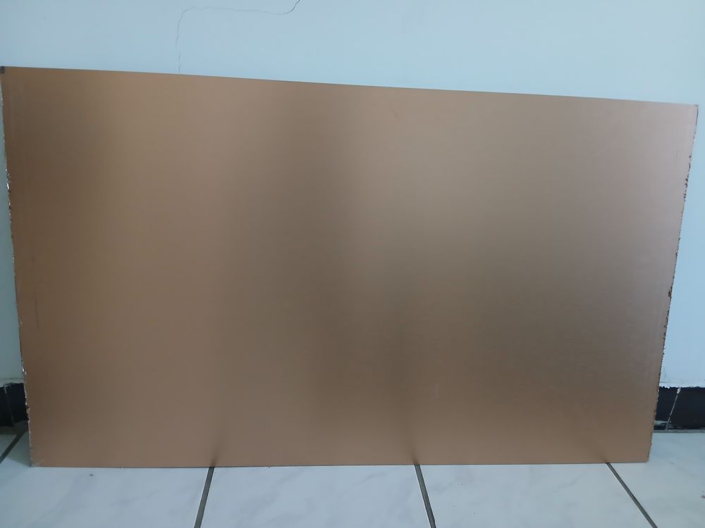 Cr&eacute;dence r&eacute;versible Inox/Cuivre 60 Euros Bricolage