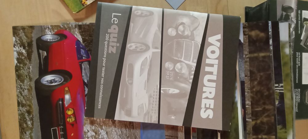 Coffret passion voitures - 150 fiches / livret quizz / CD Jeux / jouets