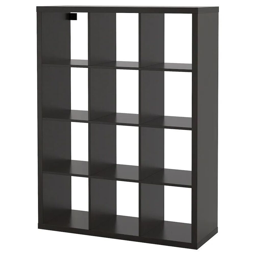Etagere cube IKEA kallax 3x4 bois noire Meubles