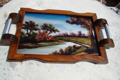 Ancien grand plateau de service - Art dco 40 Gargenville (78)