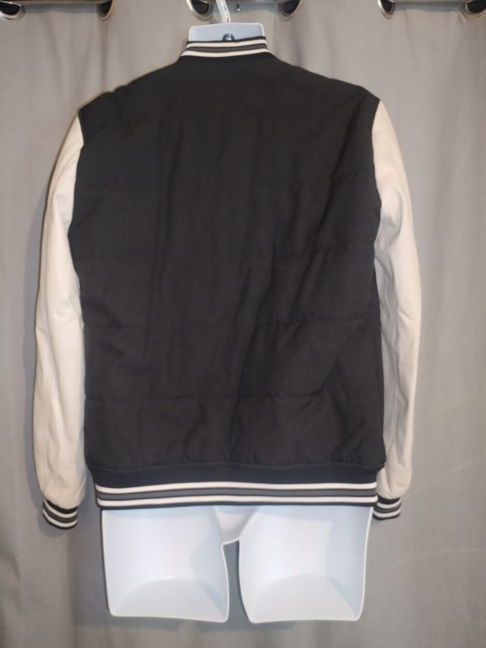 Blouson homme ZARA manches simili cuir Vêtements