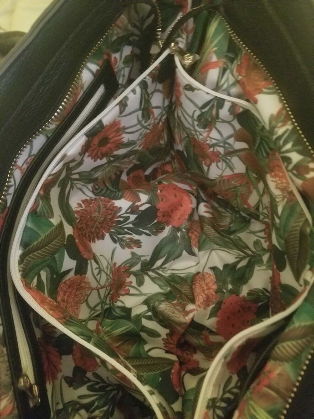 sac cabas cuir noir femme Christian Lacroix Maroquinerie