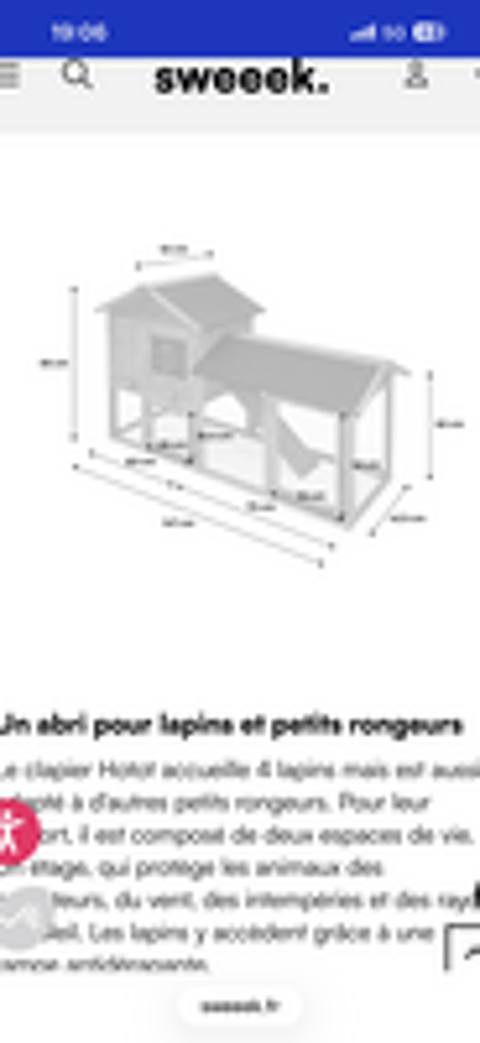   Vente clapier/poulailler 