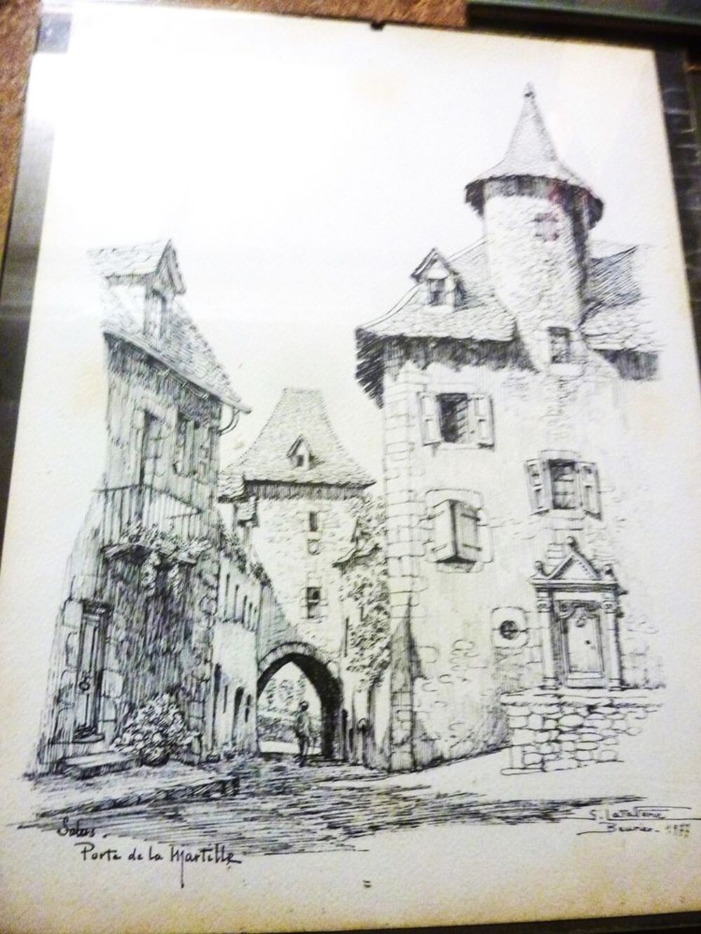 Gravures Pastel sous verre Décoration