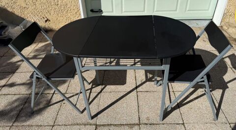 ensemble table avec 2 rallonges rabattables et 2 chaises 0 Villeneuve-l�s-Avignon (30)