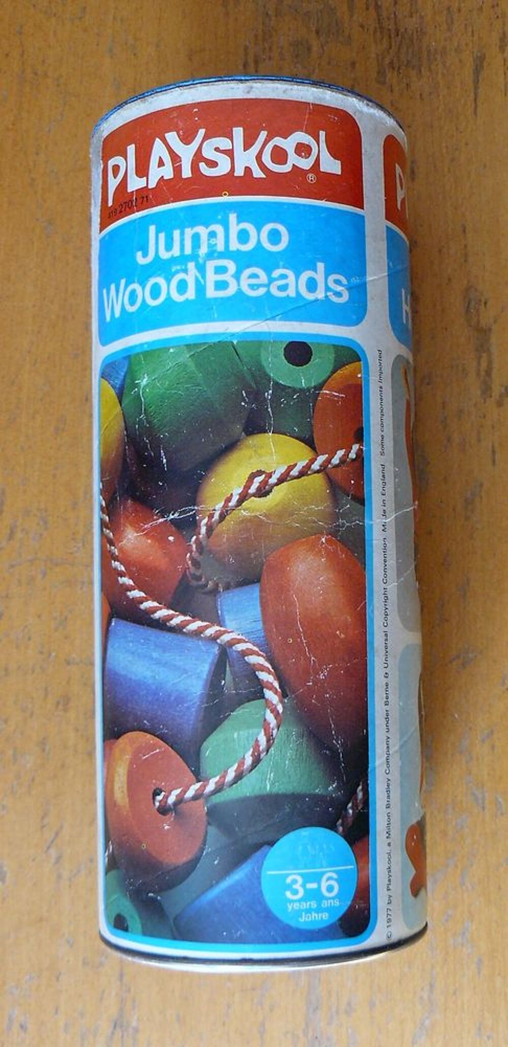 Jumbo Wood Beads Playskool - Ann&eacute;es 60/70 Jeux / jouets