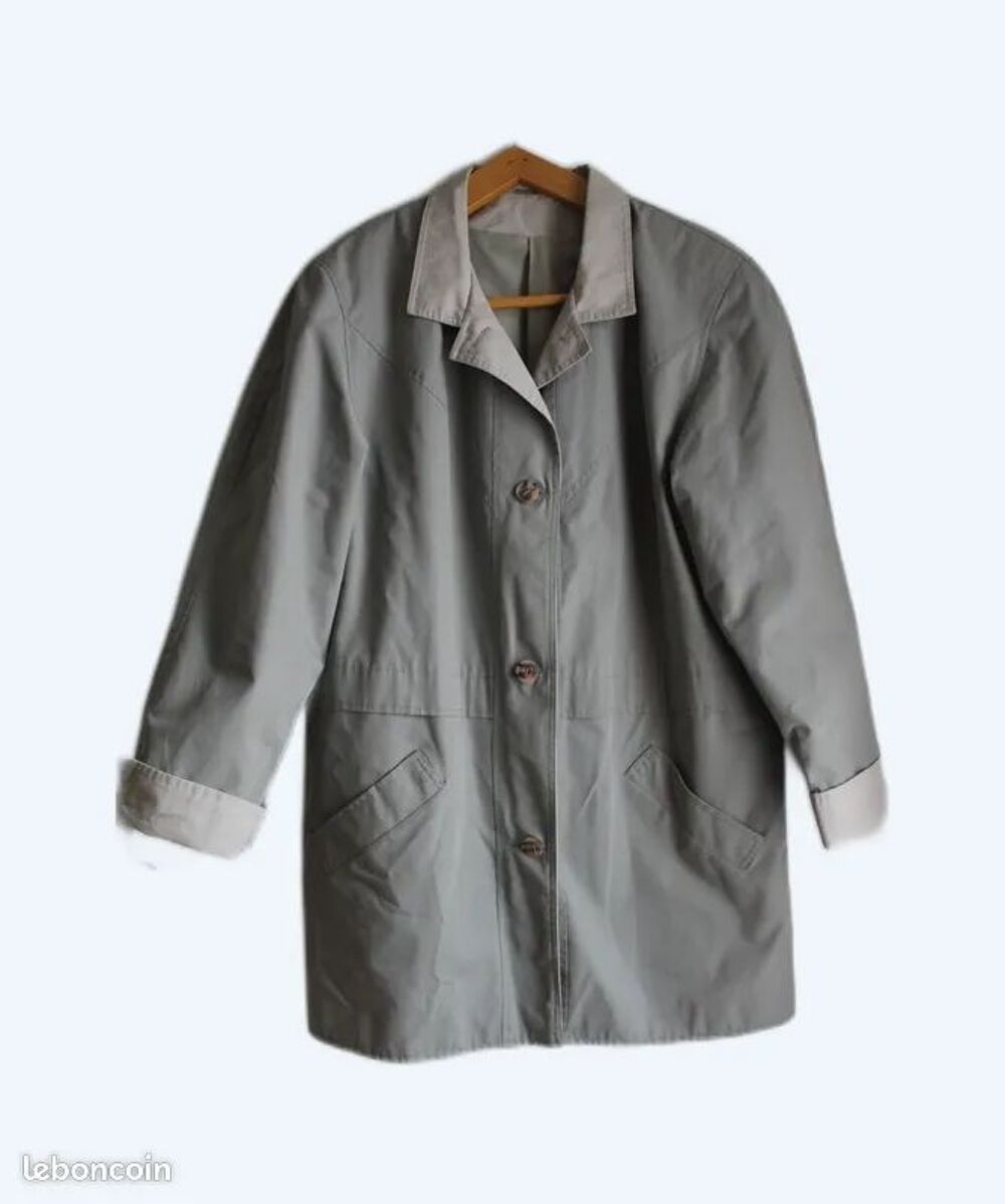 veste imperm&eacute;able verte taille 46 Vêtements