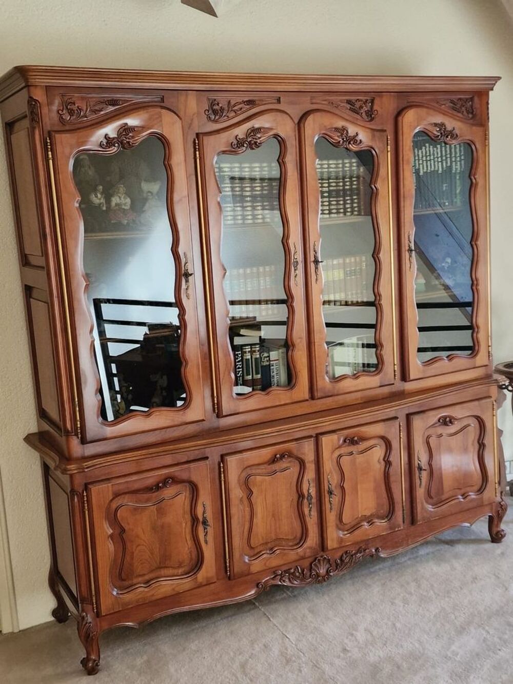 Biblioth&egrave;que en merisier Meubles