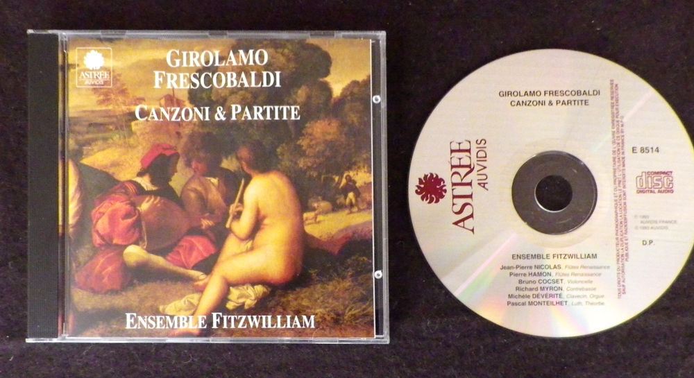 CD - Girolamo Frescobaldi ? Canzoni e Partite CD et vinyles