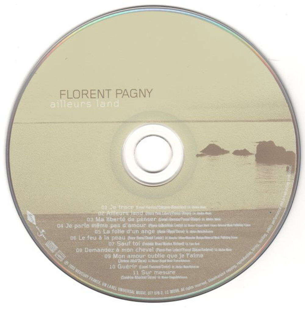 cd Florent Pagny ?? Ailleurs Land (&eacute;tat neuf) CD et vinyles