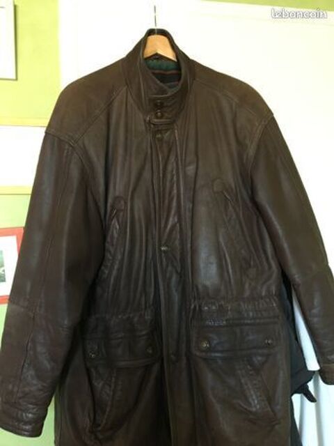 Veste mi longue en cuir 23 Reims (51)