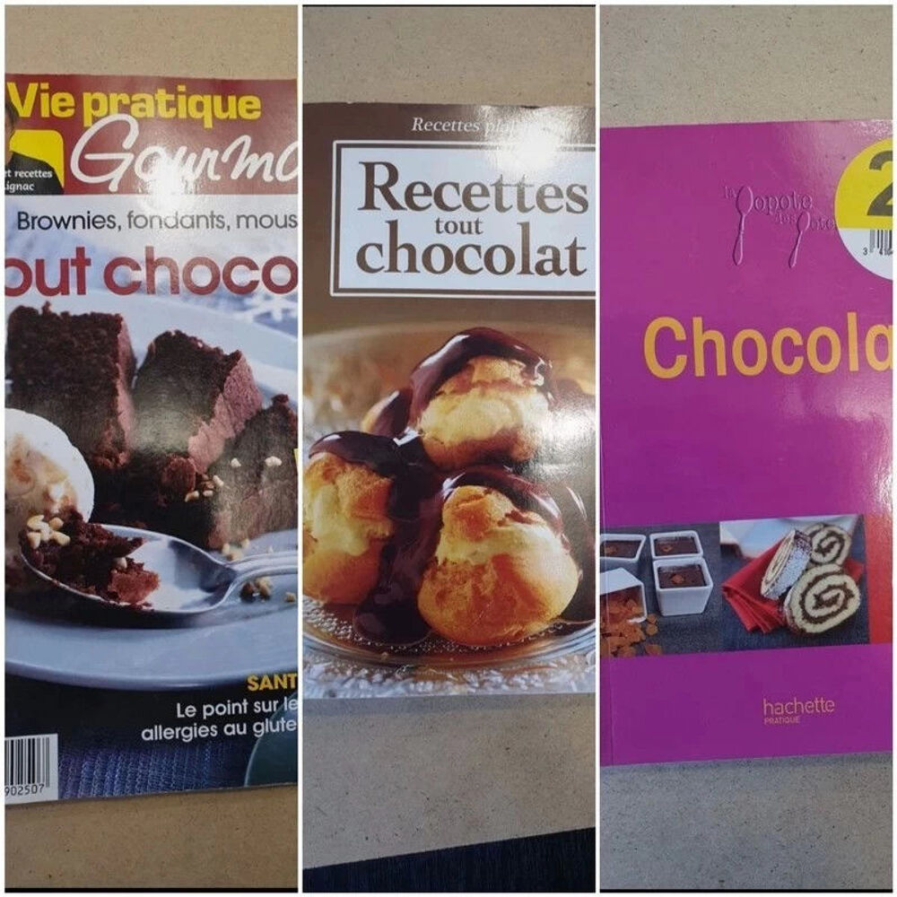 magazine de recette chocolat Livres et BD