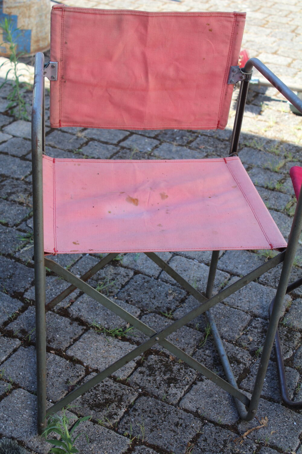 chaises pliantes vintage camping Jardin